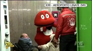 City Angels all'aeroporto di Linate con Striscia la Notizia