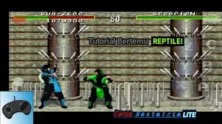 Tutorial Bertemu Reptile Mortal Kombat (1992) (Sega Genesis)