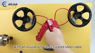 Adjustable Engineering Plastic Squeezer Multipurpose Cable Lockout With Handle Self-locking Function