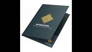 Custom Printed A5 A4 Company Office Business Document Presentation Folder With Pockets