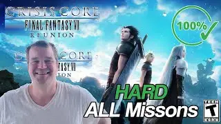 Crisis Core Reunion Missions M3-1-3 UNLOCK CACTUAR hard mode 100 percent