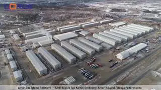 Dorce Prefabricated Labor Accommodation Camp for 18,000 Man - Amur Gas Processing Plant / Russia