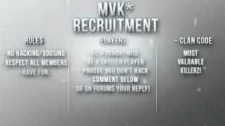 Team MvK* | Recruitment Video!