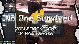 🏹 No One Survived 🧟&zwj;♀️ Volle Rucks&auml;cke 🎒 im Handwagen