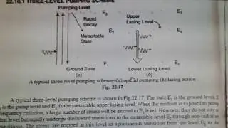 Three and Four level pumping scheme