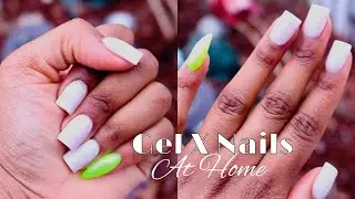 First Time Doing GEL X Nails On Camera!! 💅🏾🥰 | Sharell Chaquan