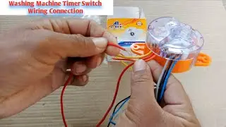 Washing Machine Timer Switch Wiring Connection | Review And Unboxing | 6 Wire Timer Switch Wiring