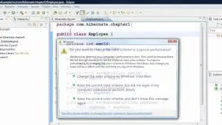 Java Hibernate Tutorial Part 4 - Our First Class!