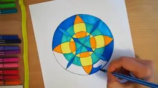 Disegnare e colorare un mandala