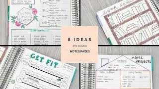 Notes Page Ideas for Your Erin Condren Life Planner!