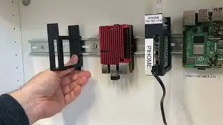 Raspberry Pi DIN Rail Mounting Adaptor Blade Kit (35mm) - Fits Pi's 2,3,4.