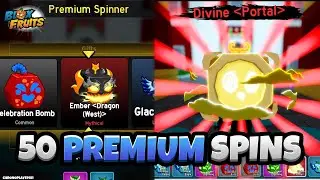 Opening 50x Premium Winter Fruit Box for MYTHICAL FRUIT SKINS | Blox Fruits Christmas Update
