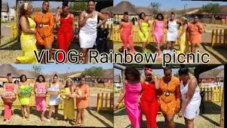 Vlog| Rainbow picnic | Bring your colour picnic |shopping | Snacks| #rainbow