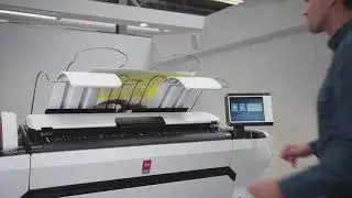 Ergonomic Operator Access With the Oc&eacute; ColorWave 3500 & 3700 Large Format Printers
