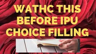 ipu choice filling step by step ipu choice filling.