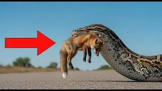 Giant Python Attacks Fox | Fox Rescue Story | Wildlife Documentary