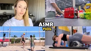 ASMR VLOG ✨ PASSEIO NO SHOPPING, COMPRINHAS, VÔLEI COM AS AMIGAS, RECEITA, MERCADO, TREINO, ETC..