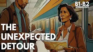 The Unexpected Detour: PRACTICE ENGLISH LISTENING through a Story (B1-B2 Level)