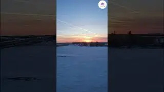 Beautiful Sunset in Canada | Time Lapse #shorts #sunset #canada