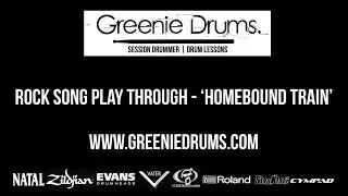 Greenie Drums - 'Homebound Train' Drum Cover.