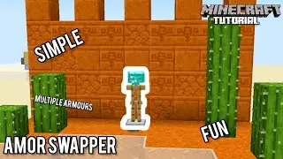 Armor Stand Swapper | Minecraft 1.21 Redstone Tutorial