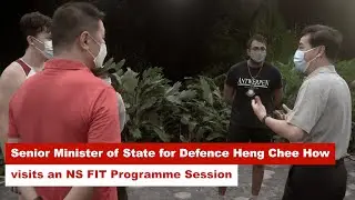 SMS Heng Visits NS FIT Session