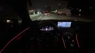 POV: Driving home after a terrible night out in Hollywood
