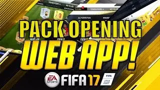 FIFA 17 WEB APP PACK OPENING!