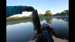 Kayak fishing Buffalo park up to the Algonquin dam