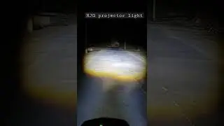 HJG Mercedes Y-shape projector lighting on motorcycle.