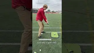 I think I improved over the semester ✌️🏌️ #usc #golf #golfclass