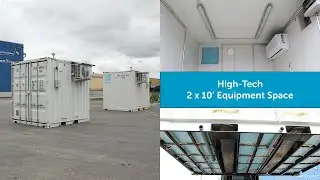 High tech 2 x 10 equipment storage walkthrough