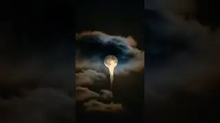Moon melts like a wax #nasa #moon #aivideo #DreamScreenAI