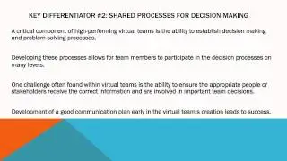 Key Differentiator 2