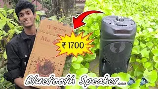 Me & U - Bluetooth speaker unboxing and quick review in Tamil... Multimedia Speaker System #tamil