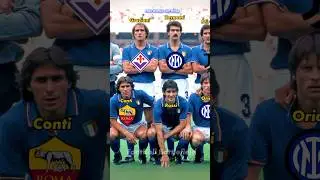Italy squad vs Germany Final World Cup 1982🔥Clubs❤️#footballshorts #azzurri #worldcup