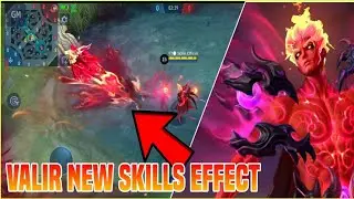 Valir Legend Skin New Updated Skills Effect | Best Effects for Legend Skin | MLBB