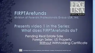 FIRPTA pending sale no withholding certificate
