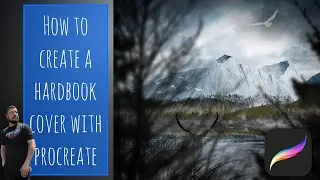 How to create a hardbook cover with procreate | #artistsupport #procreate