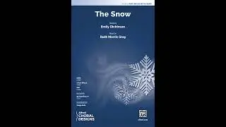 The Snow (3-Part Mixed) by Ruth Morris Gray &ndash; Score & Sound