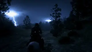 RDR2 Ambience: Ночная прогулка на лошадях под дождем и громом | Расслабляющий звуковой ландшафт