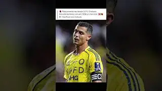 Pela primeira vez des de 2010! #cristianoronaldo #cr7 #viralshort #futebol #fifa #realmadrid