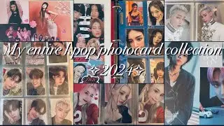 𖧷My entire kpop photocard collection (start of 2024)𖧷 blackpink, newjeans, zb1, lsfm, enha, & more!