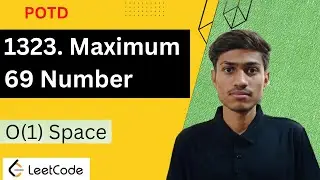 1323. Maximum 69 Number | Maximum 69 Number leetcode | Maximum 69 Number | leetcode 1323