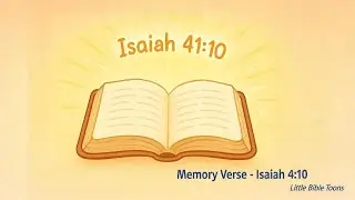 Memory Verse &ndash; Isaiah 41:10 God Is With Us