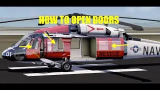 How to Open Doors BlackHawk Helicopter Aerofly