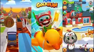 Talking Tom Gold Run 😂😄Funny game Android Gameplay #TalkingTom #videogamesyt 