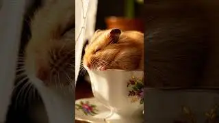 the most beautiful sleep your pets can get #LovelyPets #TinyHearts #HamsterDreams #PeacefulPets