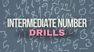 Intermediate Number Drills Steno