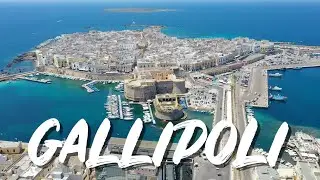 GALLIPOLI 🇮🇹: La CITT&Agrave; BELLA vista dal CIELO! (Drone 4K)